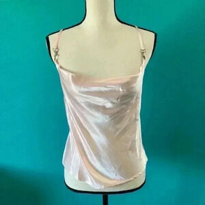 ⭐️ Guess silky pink tank top in size small